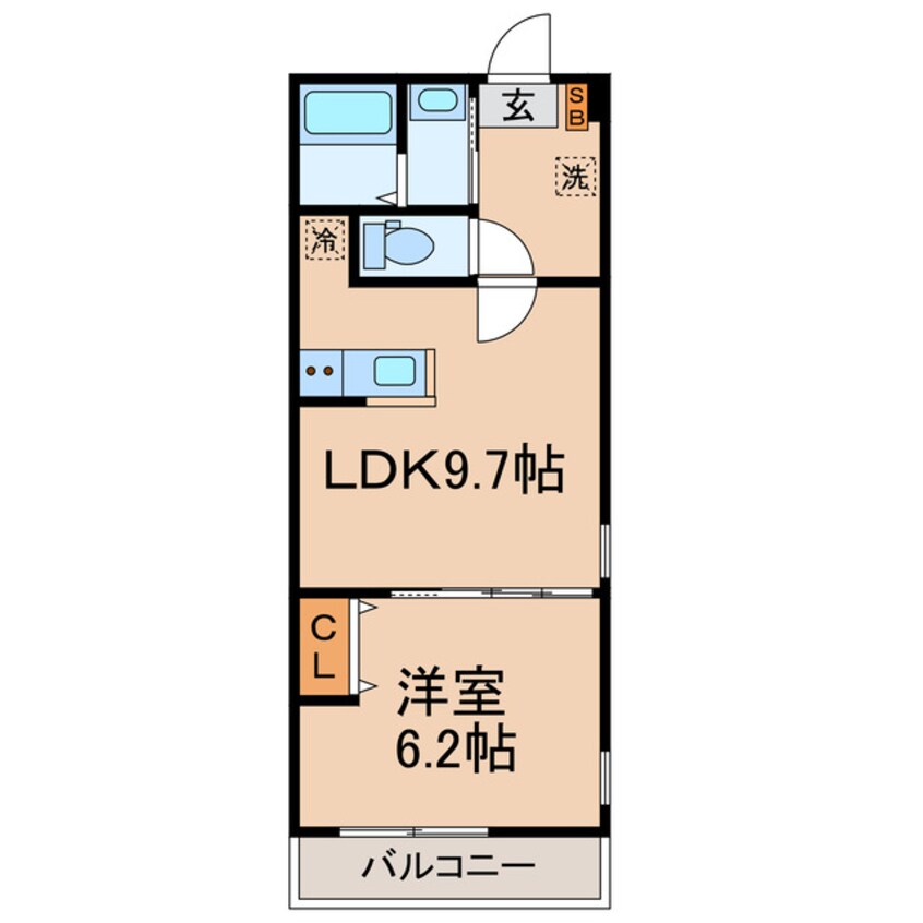 間取図 相鉄本線/和田町駅 徒歩8分 2階 1年未満