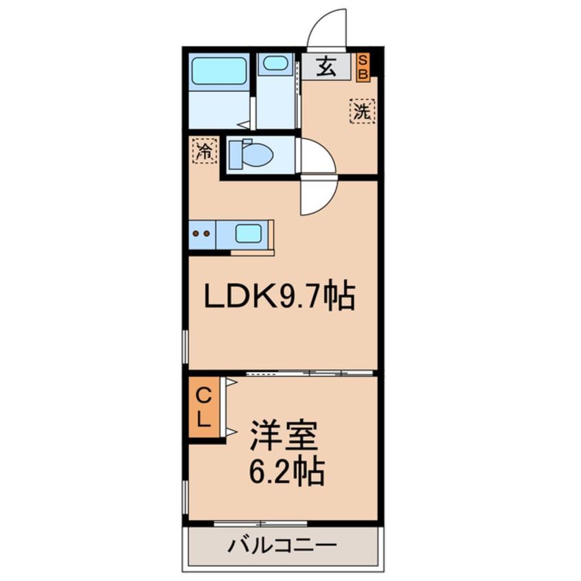 間取図 相鉄本線/和田町駅 徒歩8分 3階 1年未満