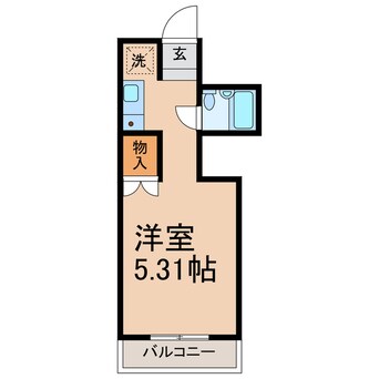 間取図 横須賀線/東戸塚駅 徒歩17分 2階 築31年