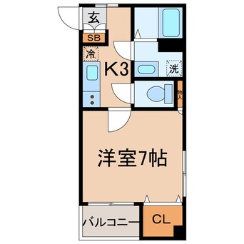 間取図 相鉄本線/和田町駅 徒歩3分 4階 築20年