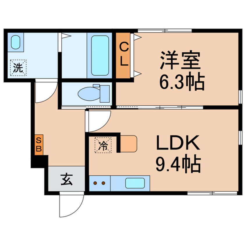 間取図 相鉄本線/西横浜駅 徒歩14分 1階 建築中