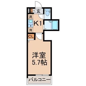 間取図 横須賀線/保土ケ谷駅 徒歩10分 2階 1年未満