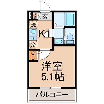 間取図 横須賀線/保土ケ谷駅 徒歩10分 3階 1年未満