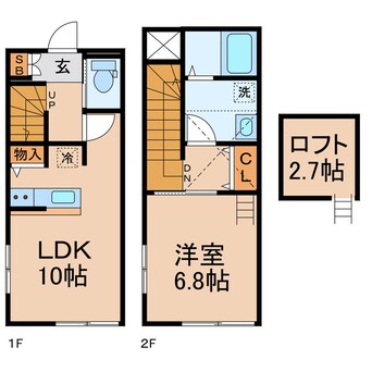 間取図 京急本線・久里浜線/戸部駅 徒歩11分 1-2階 1年未満