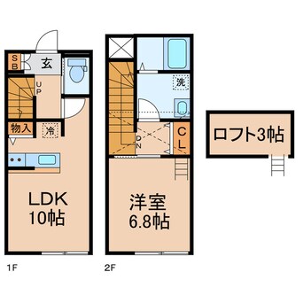 間取図 京急本線・久里浜線/戸部駅 徒歩11分 1-2階 1年未満