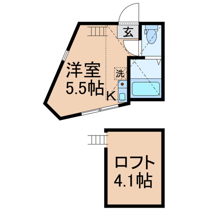 間取図 横須賀線/保土ケ谷駅 徒歩6分 2階 築1年