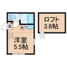 相鉄本線/星川駅 徒歩12分 2階 1年未満 1Rの間取り