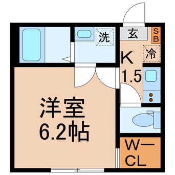 間取図 横須賀線/保土ケ谷駅 徒歩11分 1階 1年未満