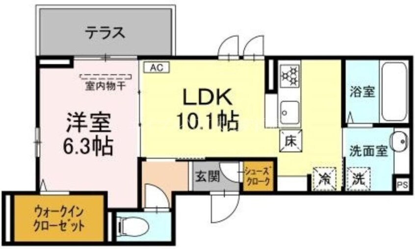 間取図 アルモ　ギオーネ