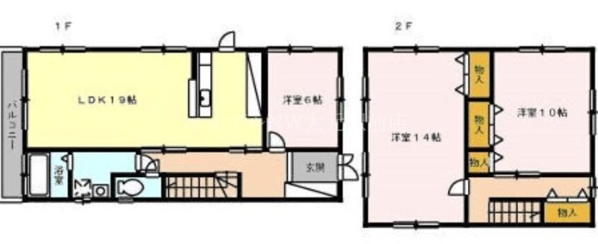 間取図 矢坂　磯島邸