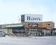 ハピーズ岡輝店(スーパー)まで738m スカイガーデン奥田南