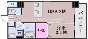 間取図 スカイガーデン春日町