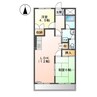 パープルメゾン 2LDKの間取り