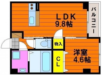 間取図 サンフォレスタ西古松