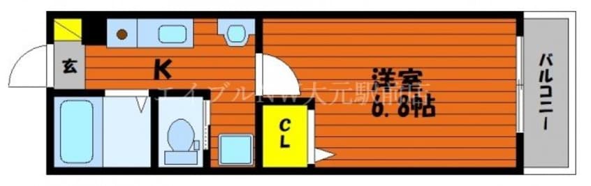間取図 カーム広瀬町　A棟