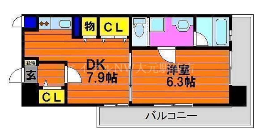 間取図 OWLSTYLE UCHISANGE