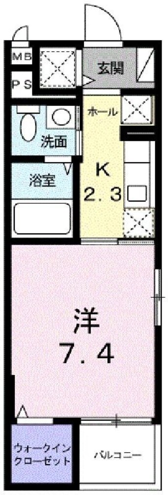 間取図 クレア　コート