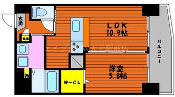 間取図 アリビオ高柳