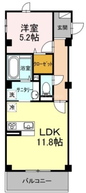 間取図 Ville Soleil