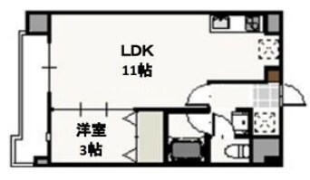 間取図 フォンティーヌ弓之町