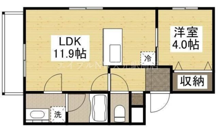 間取図 ミモザヒルズ大雲寺