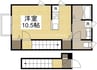 セイシン三門 1Rの間取り