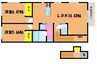 ドミール岡南 2LDKの間取り