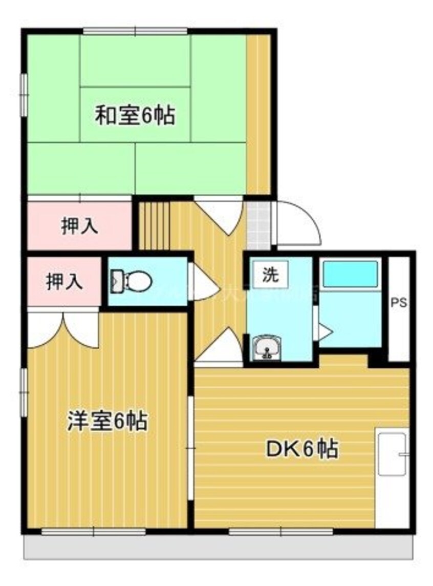 間取図 メゾン庭瀬　Ｃ棟