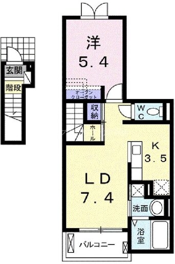 間取図 ヴィラ・フォレスタⅡ