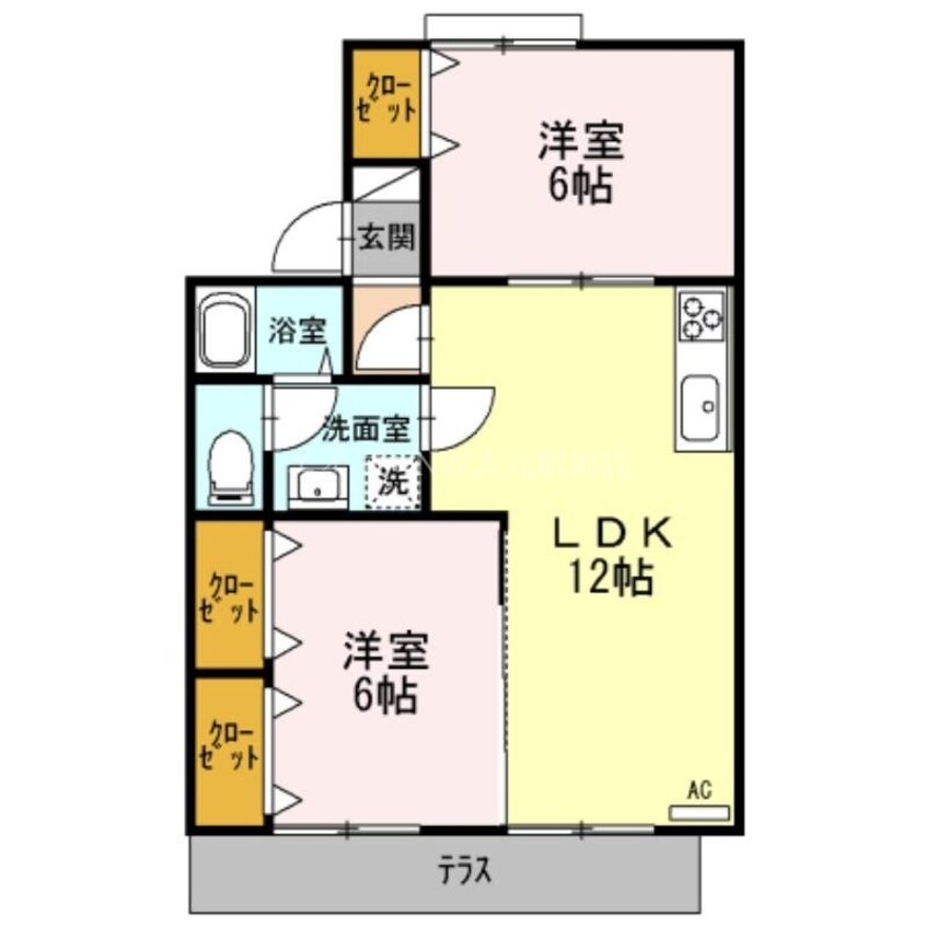 間取図 セジュール大元　