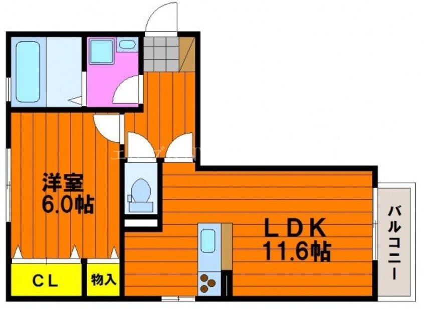 間取図 サンハイム青江