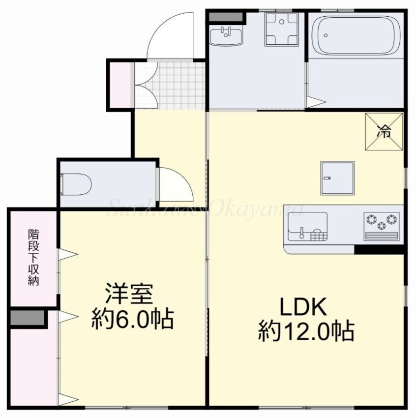 間取図 メゾンｙａｓｕｉ　B