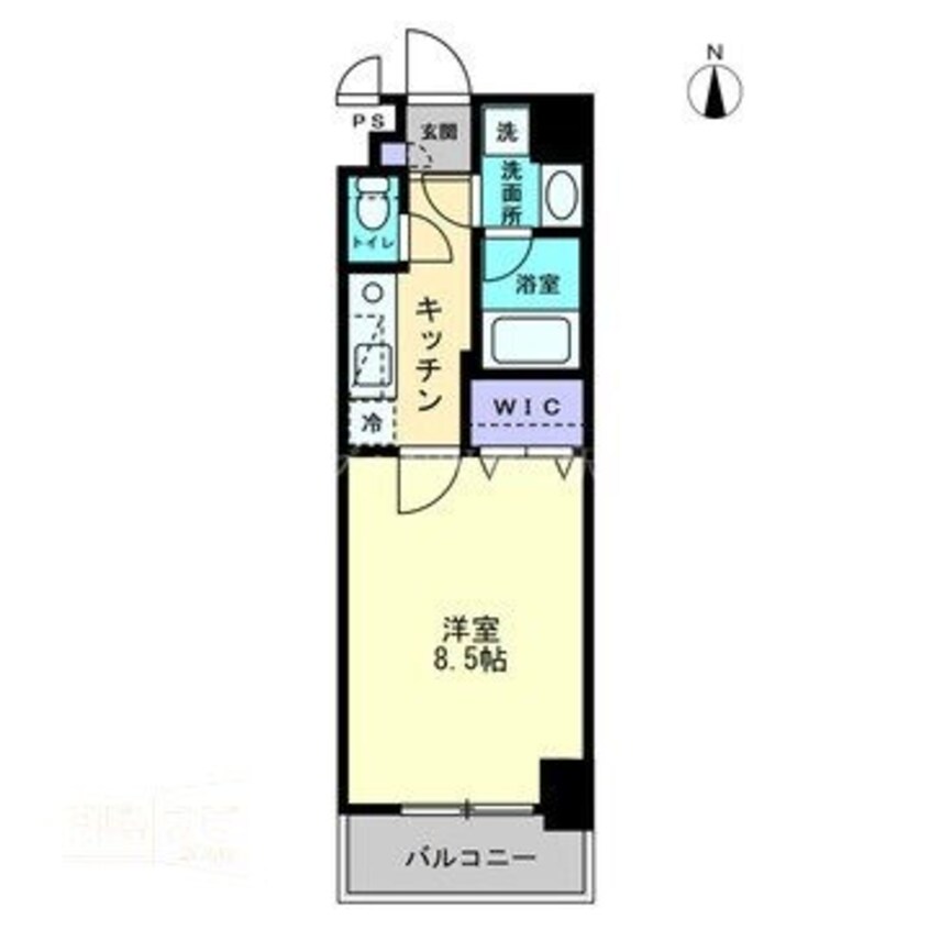 間取図 アルファレガロ南中央町