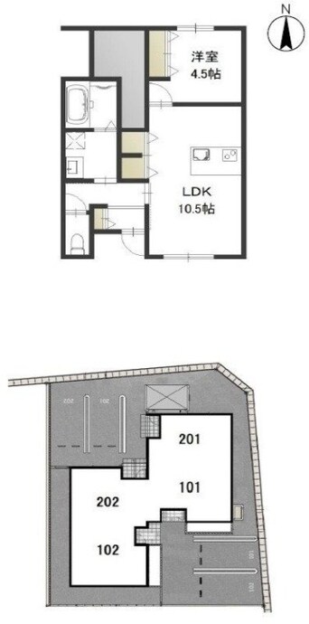 間取図 ノーブル高柳