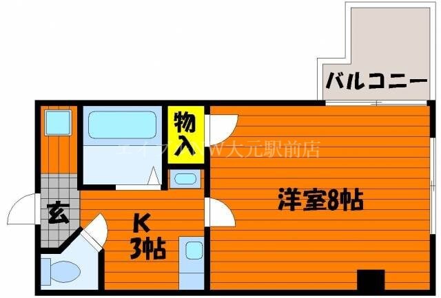 間取り図 アレグリア内山下