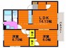 ベリーオーライＡ 2LDKの間取り