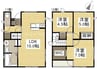 妹尾戸建西1 3LDKの間取り