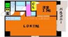 ピュア京橋 1LDKの間取り