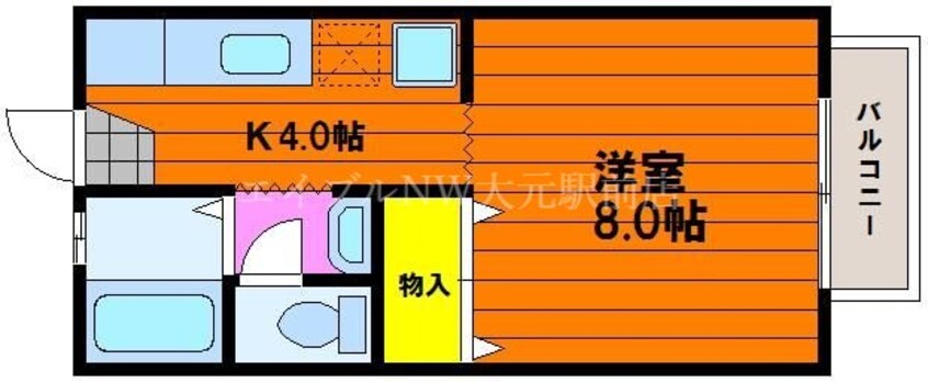 間取図 アブニールつしまＡ棟