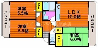 間取図 ドミール福島Ｂ