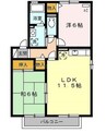 ピースインＴＯＭＯＥ 2LDKの間取り