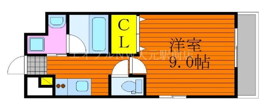 間取図 EST東古松