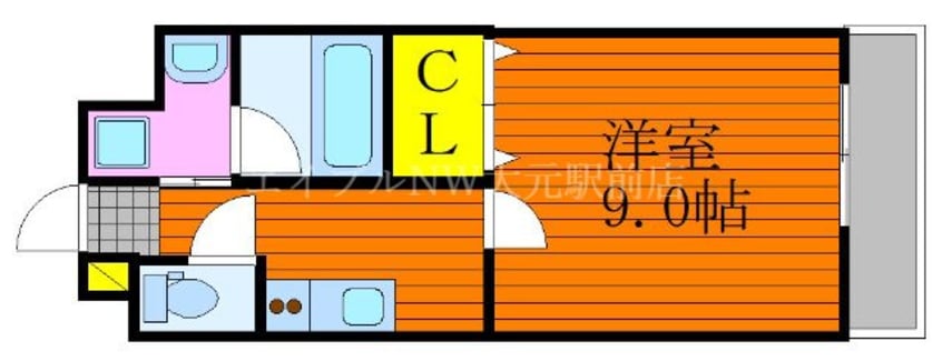 間取図 EST東古松