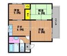 シャーメゾンＧ 3DKの間取り