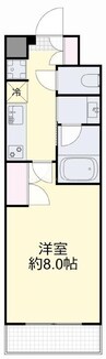 大供Ａマンション 1Kの間取り