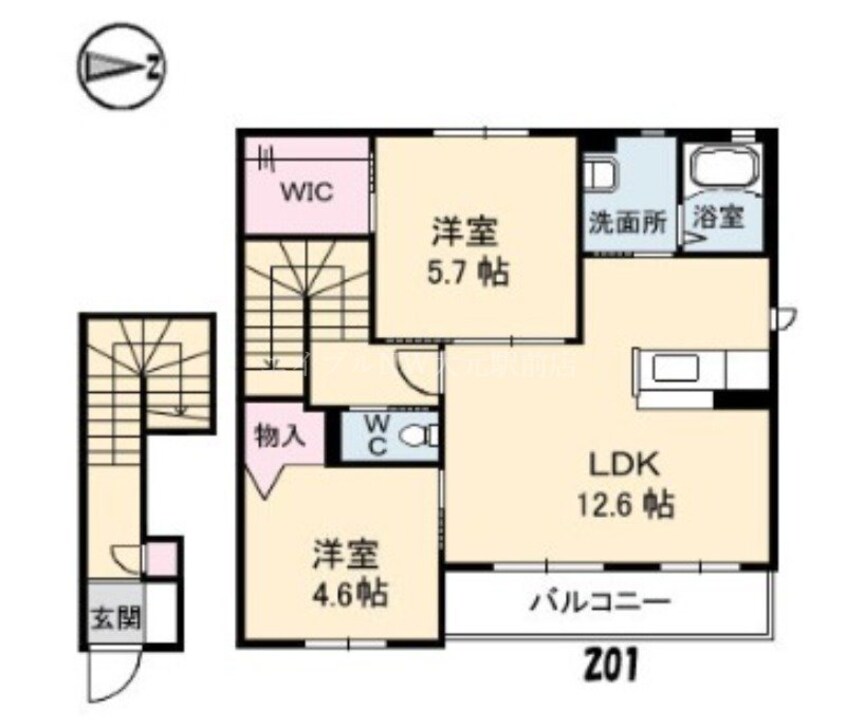 間取図 シャーメゾン・エレガンス　壱番館