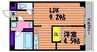 パティオ表町 1LDKの間取り