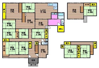 間取図 川入戸建