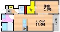 リバーサイド藤田C棟の間取図