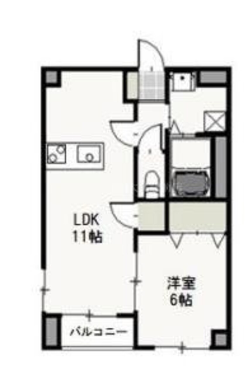 間取図 フラットＴ＆Ｔ